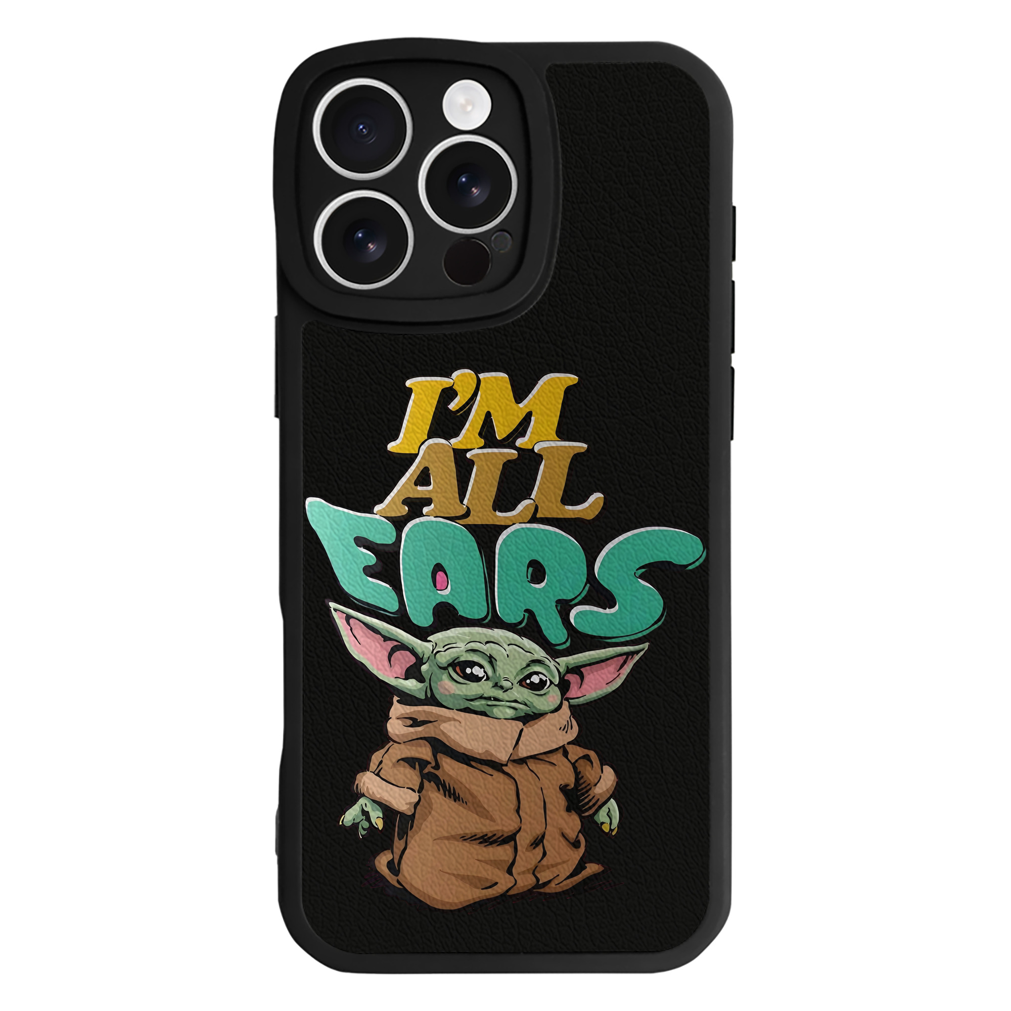 （画像用） スター・ウォーズ Star Wars 【iPhone 16シリーズ対応】シリコンスマホケース（レザー調） 材質：シリコン
